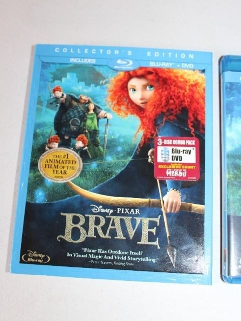 Brave - Disney Pixar Collector's Edition Blu-ray + DVD Movie Kids Family